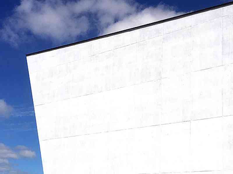 Arken hovedvaeg med betonlasur