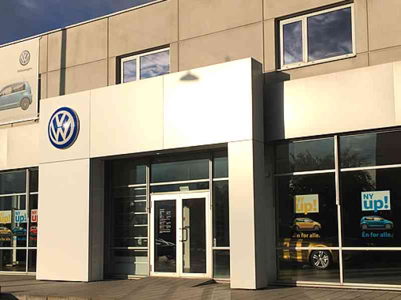 VW Tagensvej bygning beton beskyttet