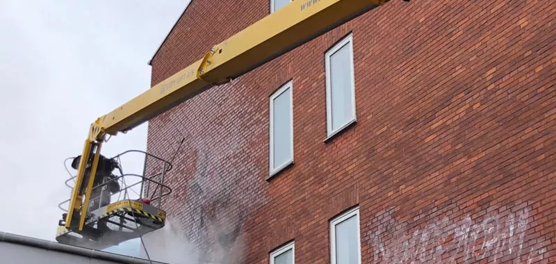 AB aalekistevej fjernet graffiti