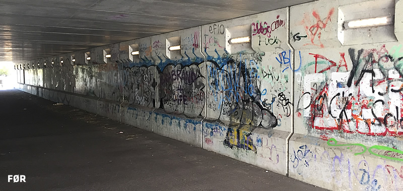Gangtunnel Silkeborgvej graffiti 2