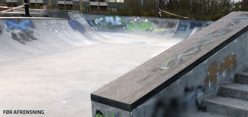 Skaterpark Taarnby foer afrensning