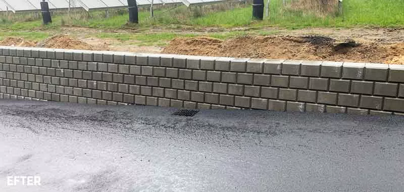 all remove stottemure efter afrensning